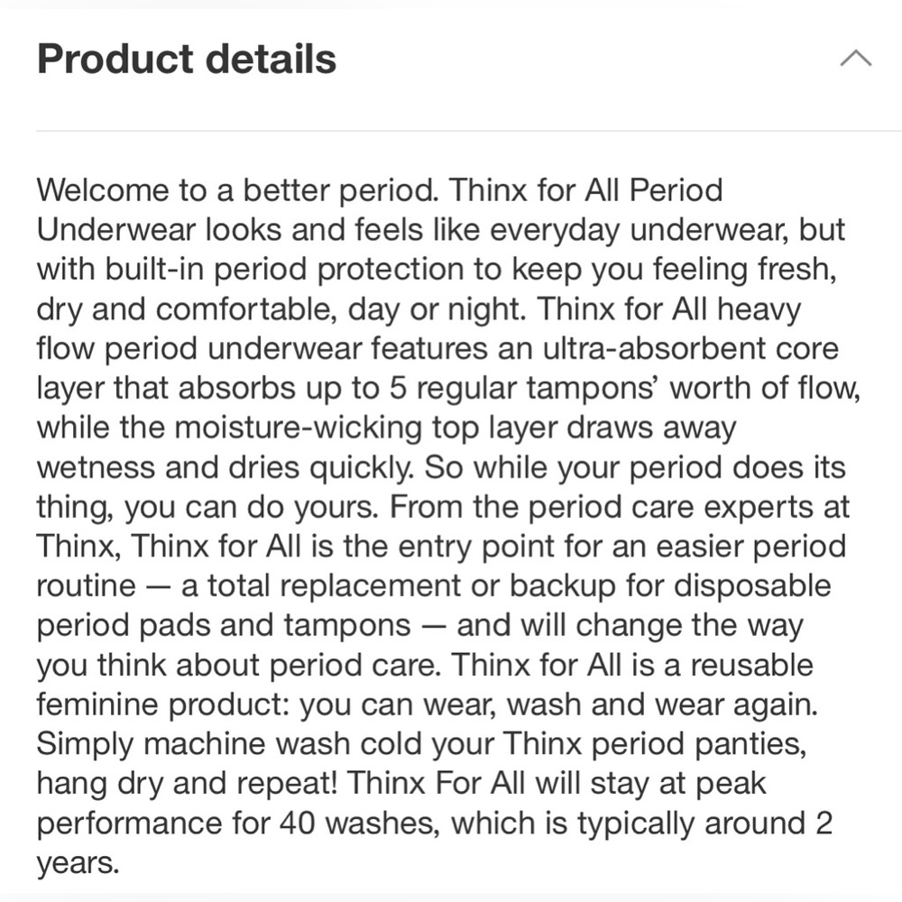 NWT Period Underwear - Picture 13 of 14